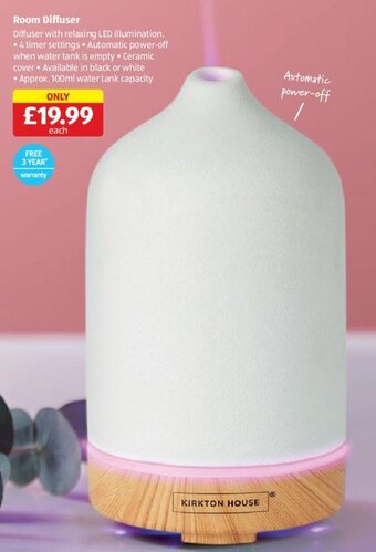 Aldi Room Diffuser offer