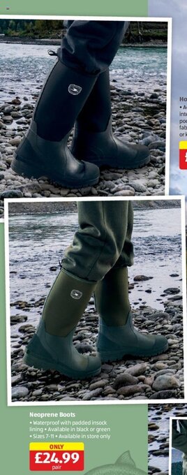 Aldi Neoprene Boots offer