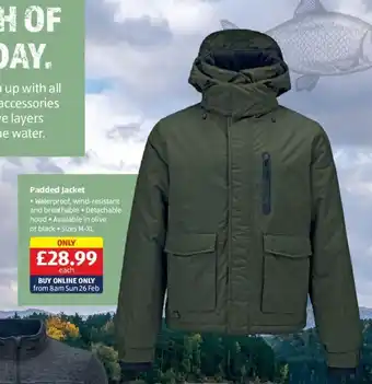 Aldi Padded Jacket offer