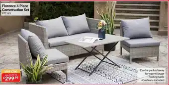 Florence 4 piece conversation set