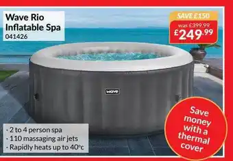 Wave rio inflatable spa