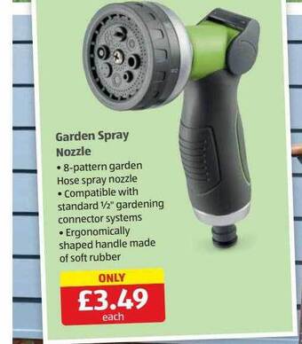 Aldi Garden spray nozzle offer