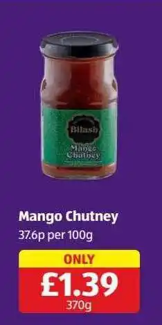Aldi Mango chutney offer