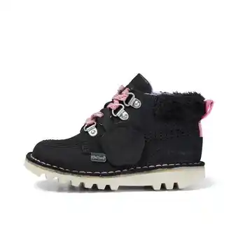 Kickers Kickers infant girls kick hi winter nubuck black offer