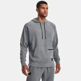 Under Armour Under armour men's ottoman fleece hoodie black / black l offer