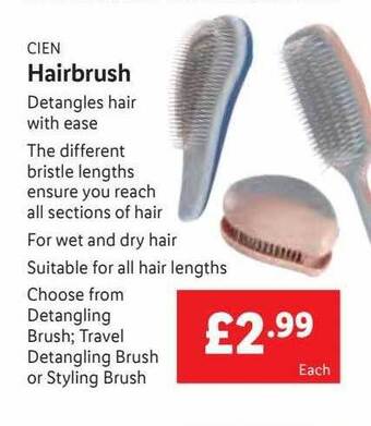 Lidl Cien hairbrush offer