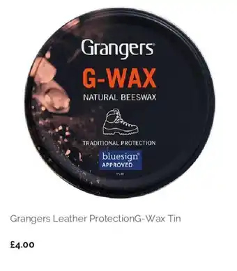Amazon Grangers Leather ProtectionG-Wax Tin offer