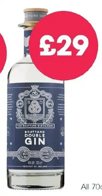 Centra Boatyard Double Gin offer