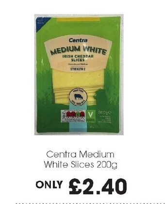Centra Centra Medium White Slices 200g offer