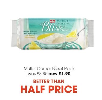 Centra Muller Corner Bliss 4 Pack offer