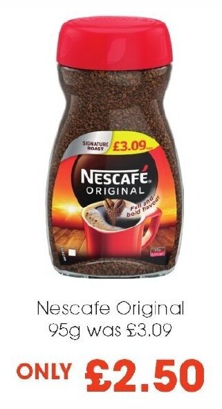 Centra Nescafe Original 95g offer