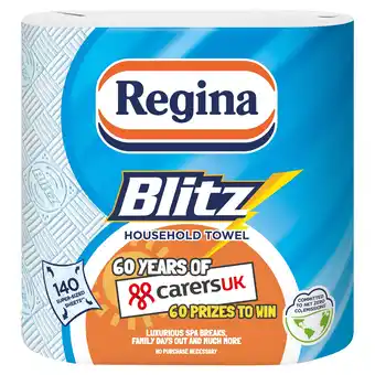 Tesco Regina kitchen towels blitz 2 rolls offer