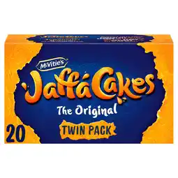Tesco Mcvitie's jaffa cakes twin pack 244g offer