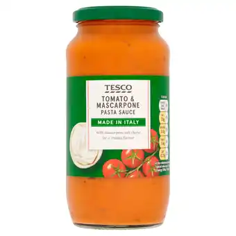 Tesco Tesco tomato mascarpone pasta sauce 500g offer