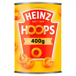 Tesco Heinz spaghetti hoops in tomato sauce 400g offer