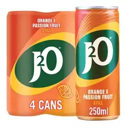 Tesco J2o orange & passion fruit 250mlx4 offer