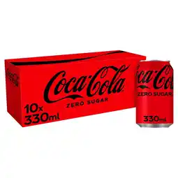 Tesco Coke zero 10 x 330ml offer