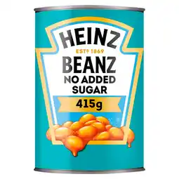 Tesco Heinz baked beans no added sugar 415g offer