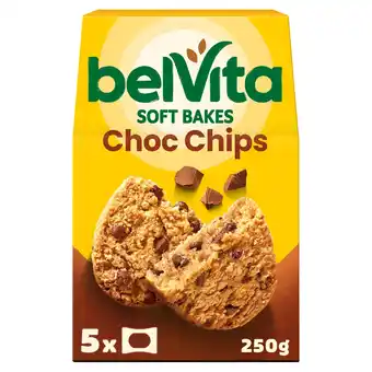 Tesco Belvita soft bakes chocolate chip 250g offer