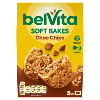 Tesco Belvita soft bakes chocolate chip 250g offer