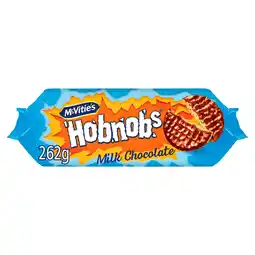 Tesco Mcvities chocolate hobnobs 262g offer