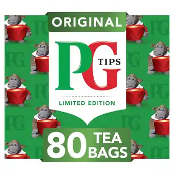 Tesco Pg tips 80s pyramid teabags 232g offer