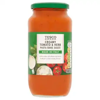 Tesco Tesco pasta bake creamy tomato & herb 500g offer