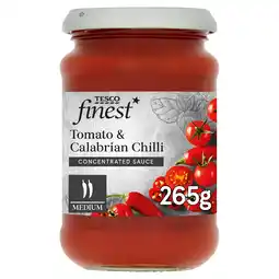 Tesco Tesco finest tomato & calabrian chilli concentrated sauce 265g offer