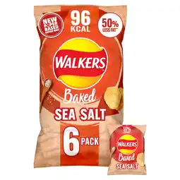 Tesco Walkers baked sea salt 6 x 22g offer