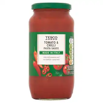 Tesco Tesco tomato & chilli pasta sauce 500g offer