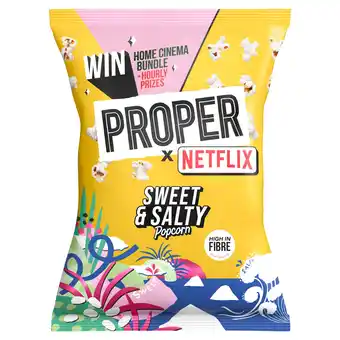 Tesco Propercorn sweet & salty 90g sharing bag offer