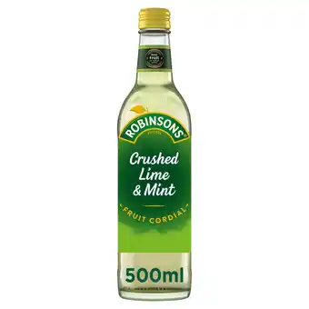 Tesco Robinsons cordials lime & mint 500ml offer