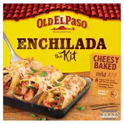 Tesco Oldelpaso cheesy baked enchilada dinner kit 663g offer
