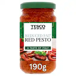 Tesco Tesco reduced fat red pesto 190g offer