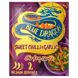 Tesco Blue dragon sweet chilli & garlic stir fry sauce 120g offer