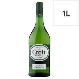 Tesco Croft original pale cream sherry 1 litre offer