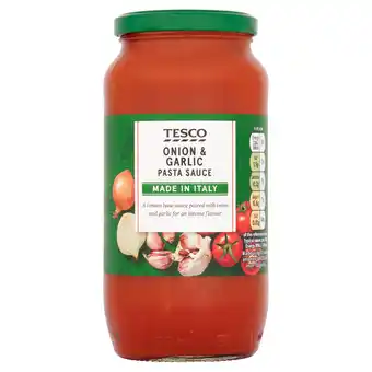 Tesco Tesco onion & garlic pasta sauce 500g offer