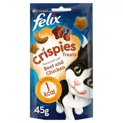 Tesco Felix crispies beef & chicken 45g offer