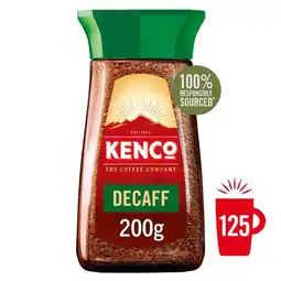 Tesco Kenco decaffeinated instant coffee 200g offer