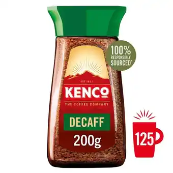 Tesco Kenco decaffeinated instant coffee 200g offer