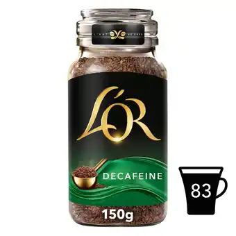 Tesco L'or. decafeine instant coffee 150g offer