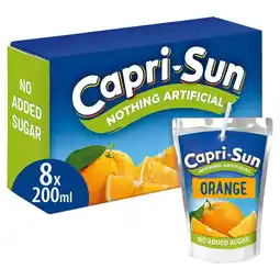 Tesco Capri sun no added sugar orange 8 x 200ml offer