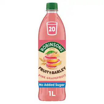 Tesco Robinsons fruit barley grapefruit 1l offer