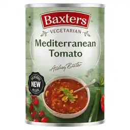 Tesco Baxters vegetarian mediterranean tomato soup 400g offer