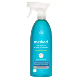 Tesco Method bathroom cleaner eucalyptus & mint 828ml offer