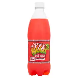 Tesco Bigga fruit punch soft drink 600ml offer