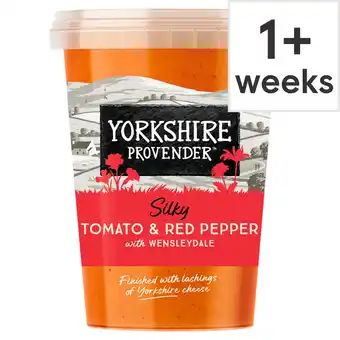 Tesco Yorkshire provender tomato & pepper soup 600g offer