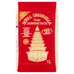 Tesco Royal umbrella thai jasmine rice 1kg offer