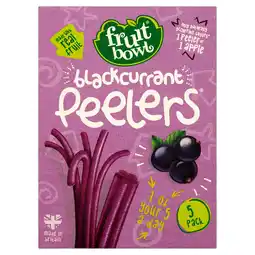 Tesco Fruit bowl blackcurrant peelers 5x16g offer