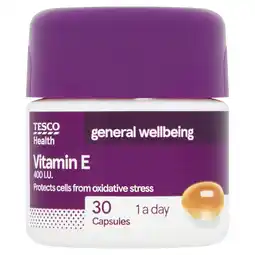 Tesco Tesco vitamin e 400iu x 30 offer